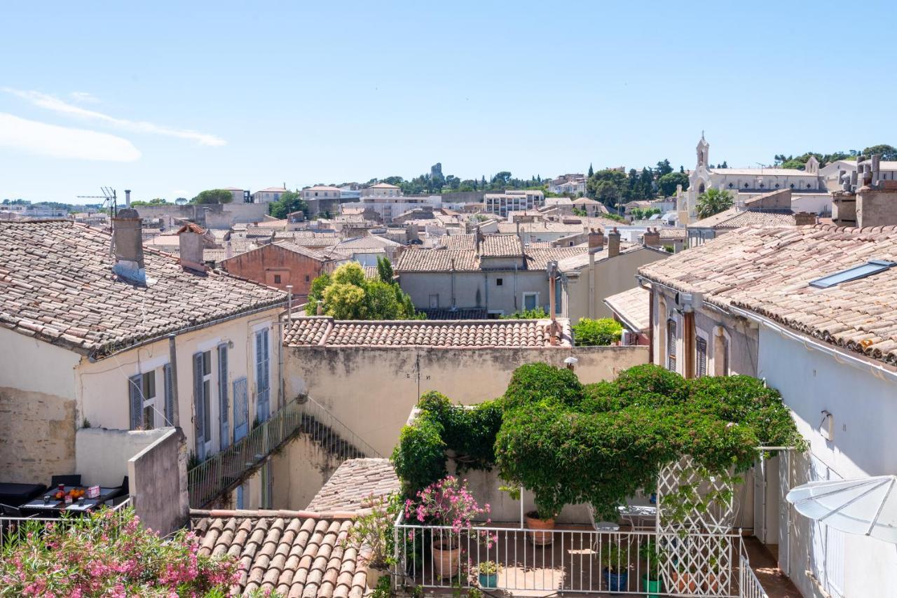 Le Pandora, Proche Tour Magne, Parking Et Terrasse Daire Nîmes Dış mekan fotoğraf